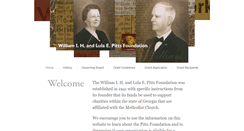 Desktop Screenshot of pittsfoundation.org